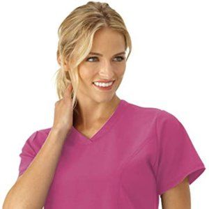 Jockey Scrubs-Modern Fit Cool Mesh, Posh Pink